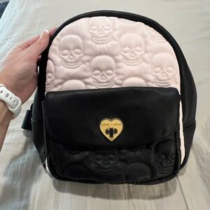 Betsy Johnson Skull Backpack